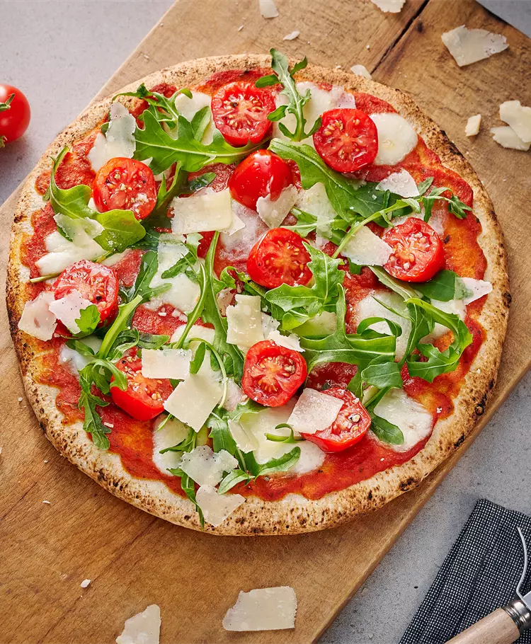 pizza de rucula